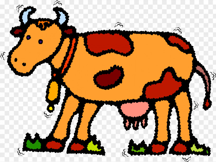 Cow Dairy Cattle Calf Clip Art PNG