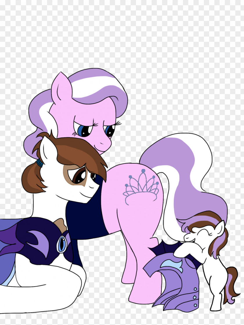Diamond Pony Tiara Foal Purple PNG