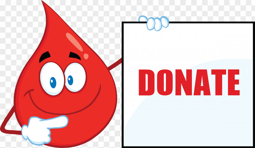 Donate Cartoon Blood Clip Art PNG