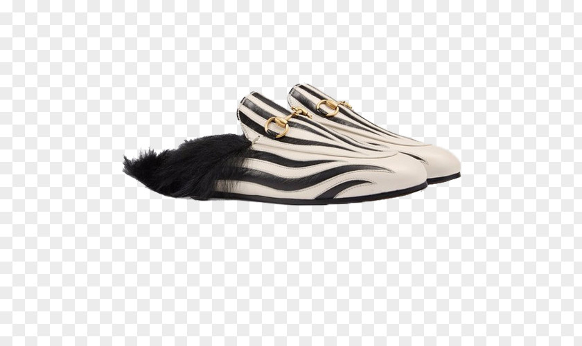 Gucci Zebra Slippers Slipper Slip-on Shoe PNG