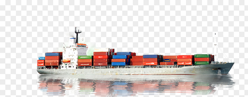 Ship Cargo Logistics Intermodal Container Transport PNG