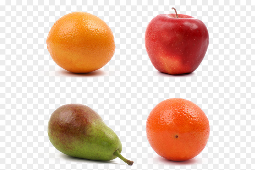 Various Fruits Red Apple Oranges Clementine Orange Lemon PNG