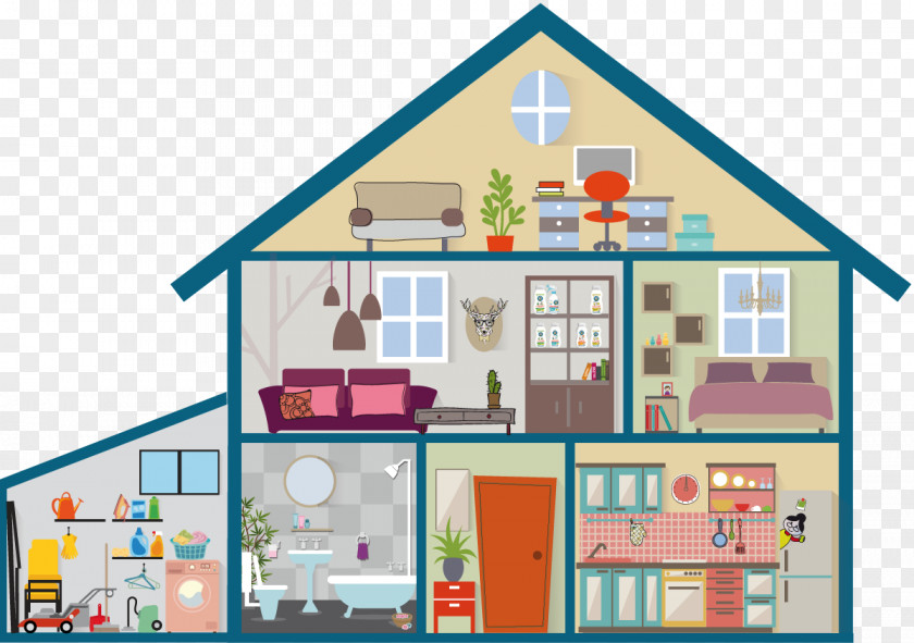 House Home Cleaning Furniture Villa PNG