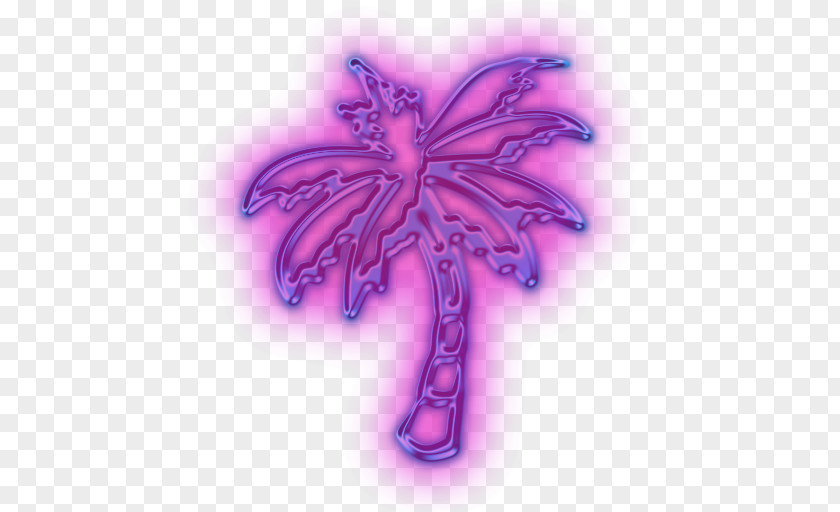 Neon Flower Arecaceae Clip Art PNG