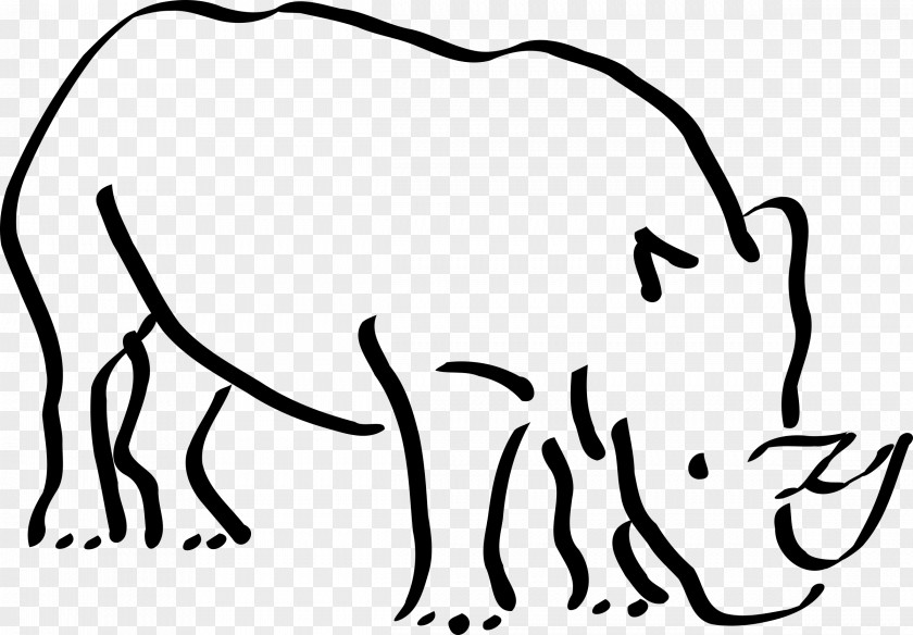 Black Rhinoceros Indian Northern White Clip Art PNG