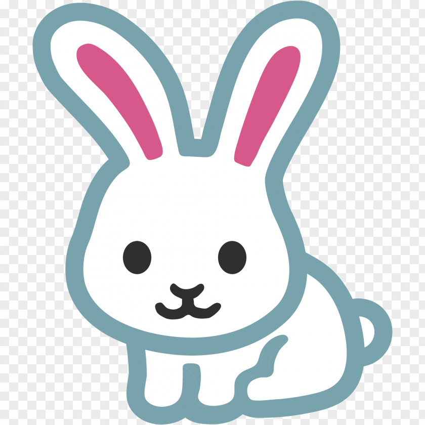 Hand Painted Rabbit,lovely,Acting Cute,line,Cartoon Bunny Samsung Galaxy S7 Emoji Rabbit Sticker Computer PNG
