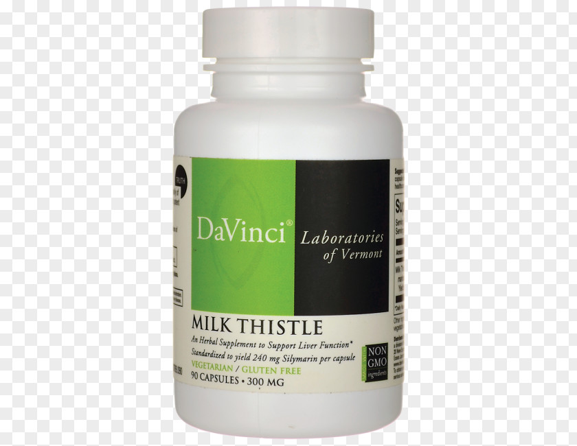 Milk Thistle Dietary Supplement Capsule Lipoic Acid Biotin Swanson Health Products PNG