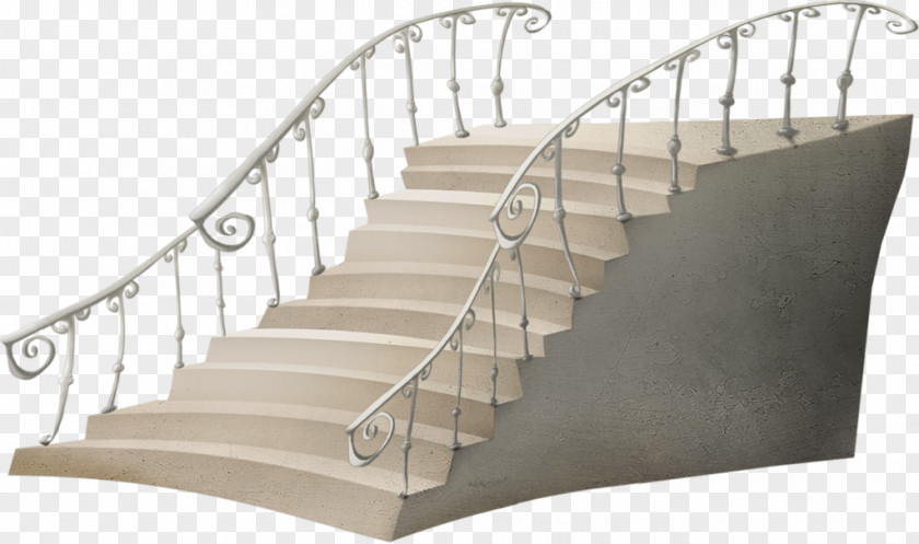 Stair Stairs Handrail Scrap Wrought Iron Stone PNG