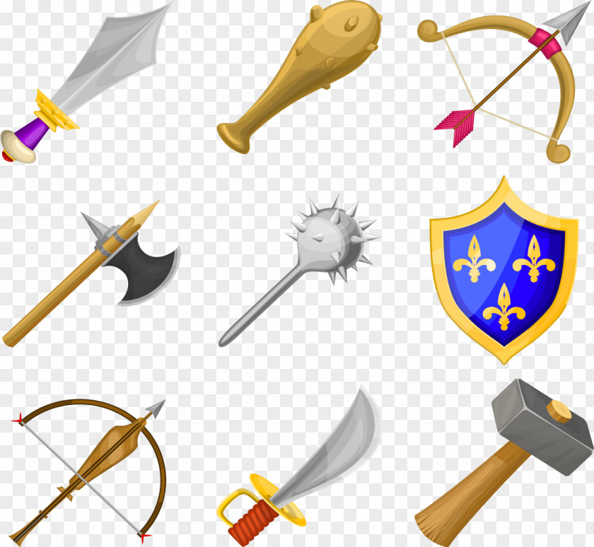Ancient Gladiator Weapons Shield Weapon Clip Art PNG