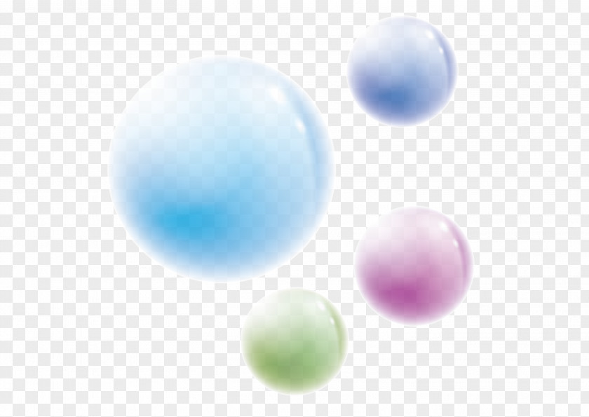 Colorful Bubble Sphere Wallpaper PNG