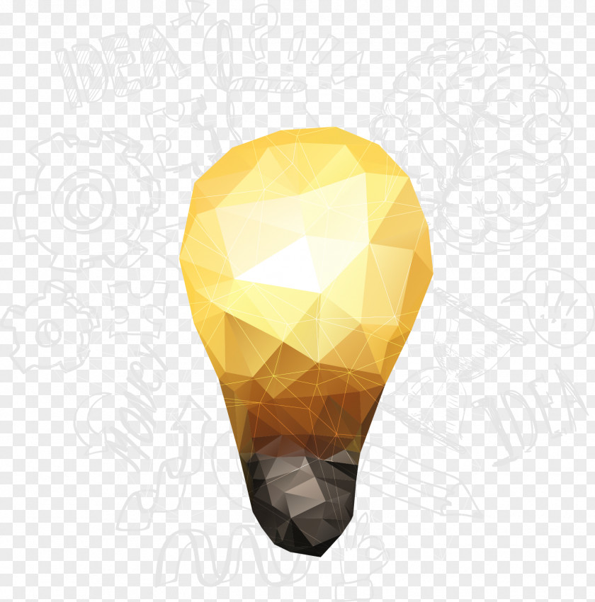 Creative Life Orange Light Bulb Incandescent PNG