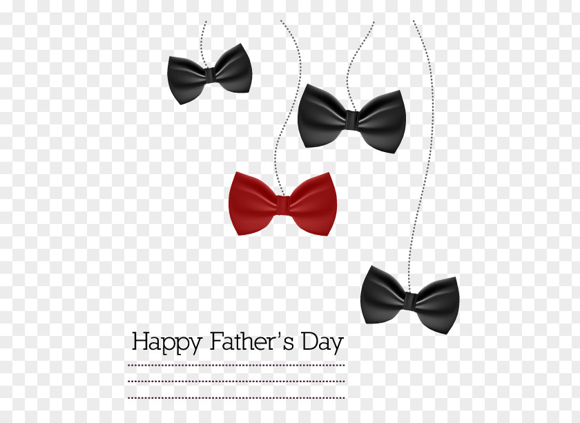 Father's Day Vector Graphics Image Bow Tie PNG