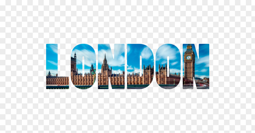 London Eye Brand Text Logo PNG