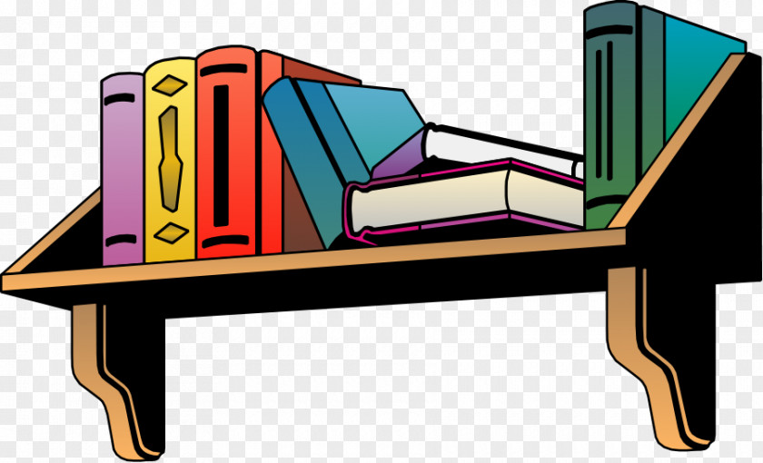 Pictures Of Furniture Shelf Bookcase Clip Art PNG