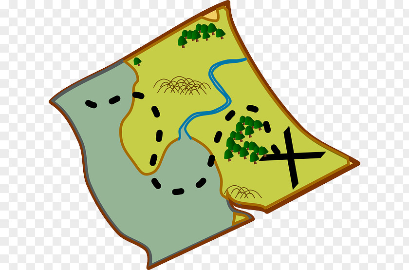 Map Treasure Clip Art PNG