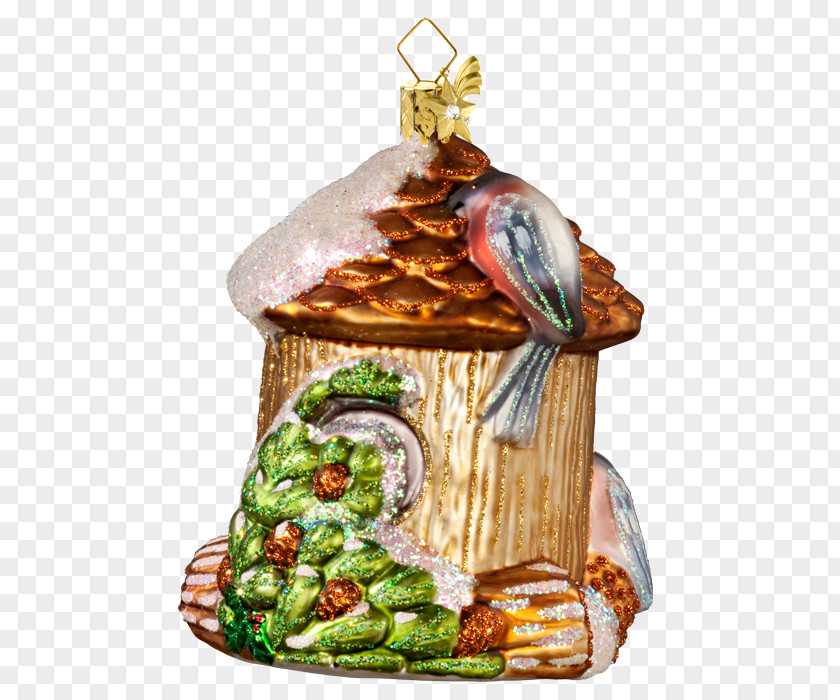 Bullfinch Christmas Ornament Holiday PNG