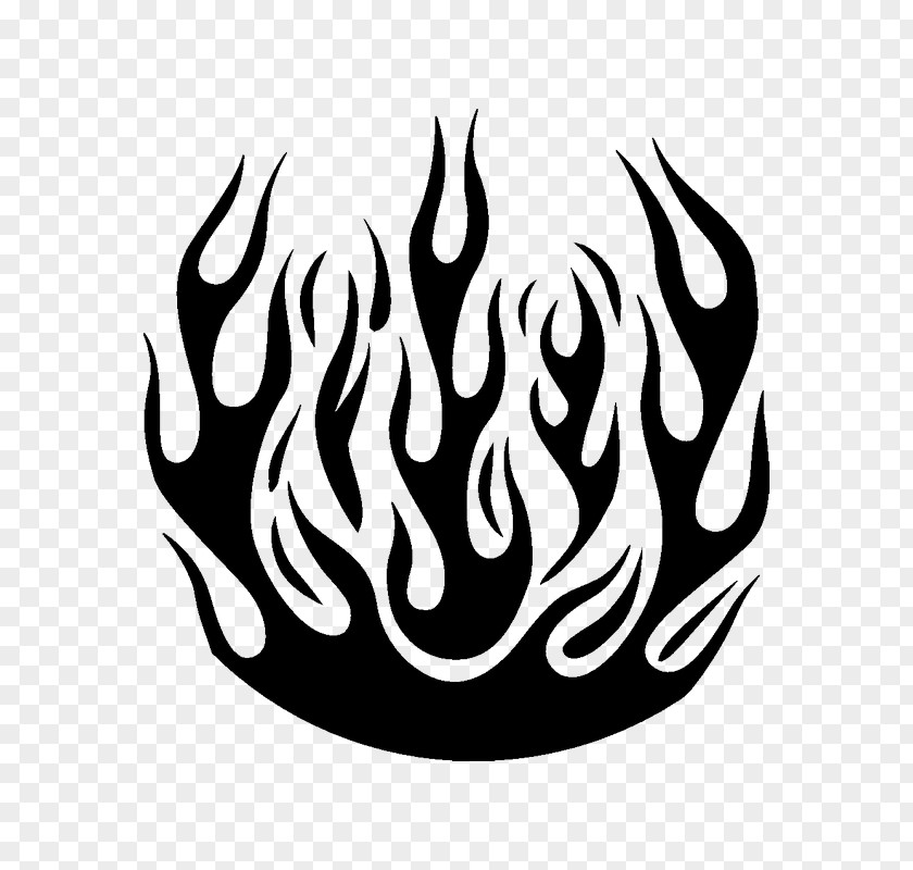 Flame Drawing Silhouette PNG