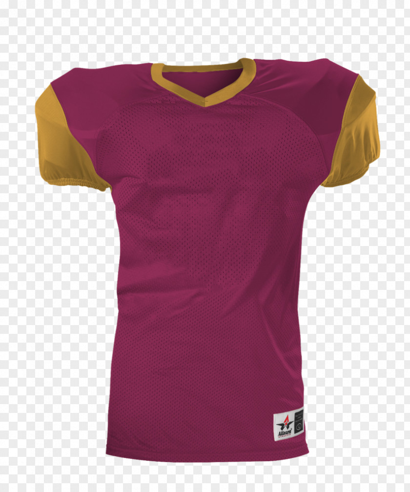 T-shirt Shoulder Sleeve Maroon PNG