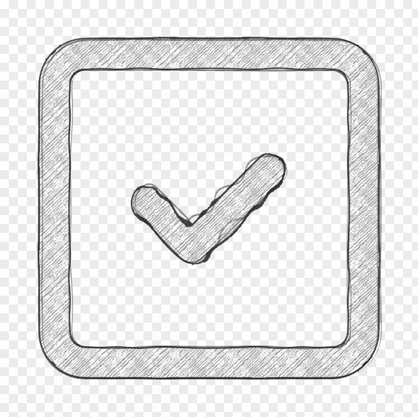 Thumb Symbol Check Icon Square PNG