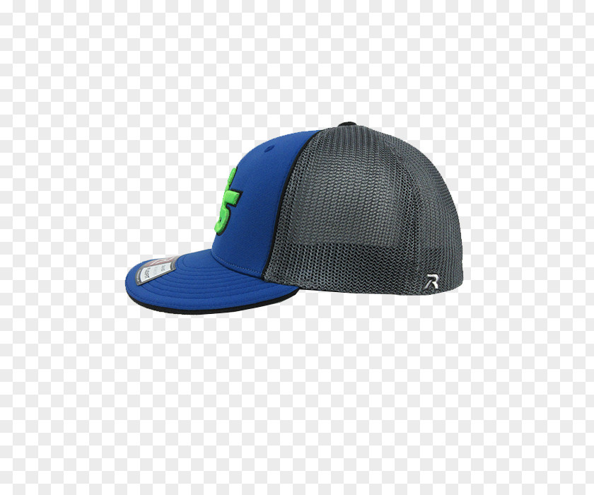 Blue Neon Green Backpack Baseball Cap Product Design PNG