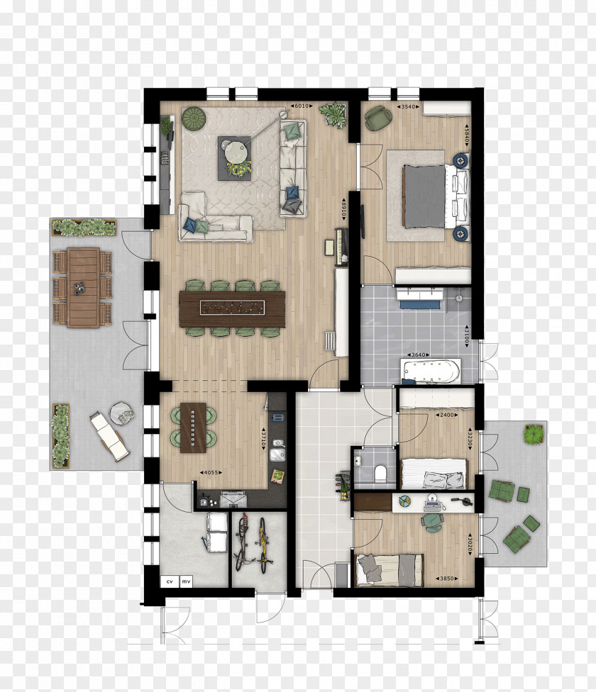 Design Floor Plan Property PNG