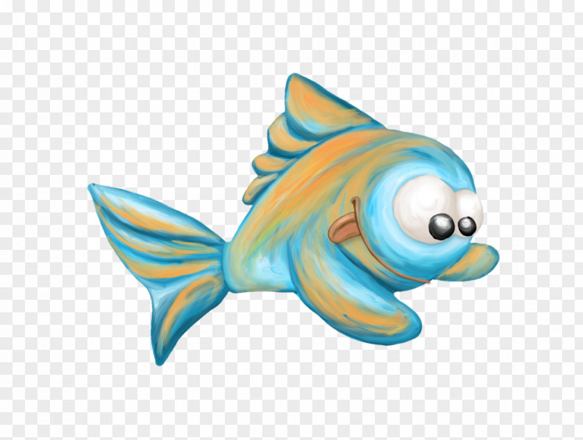 Hand-painted Fish Icon PNG
