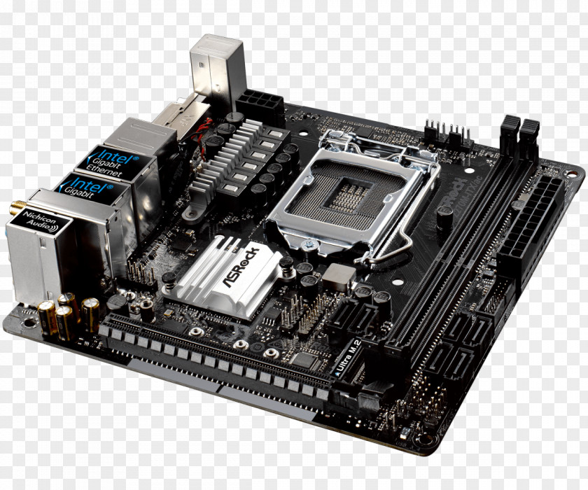 Intel Mini-ITX ASRock H270M-ITX/ac LGA 1151 Fatal1ty Z270 Gaming K6 PNG