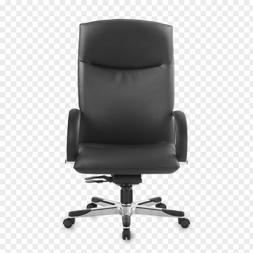 Leather Chair Office & Desk Chairs Swivel Furniture PNG