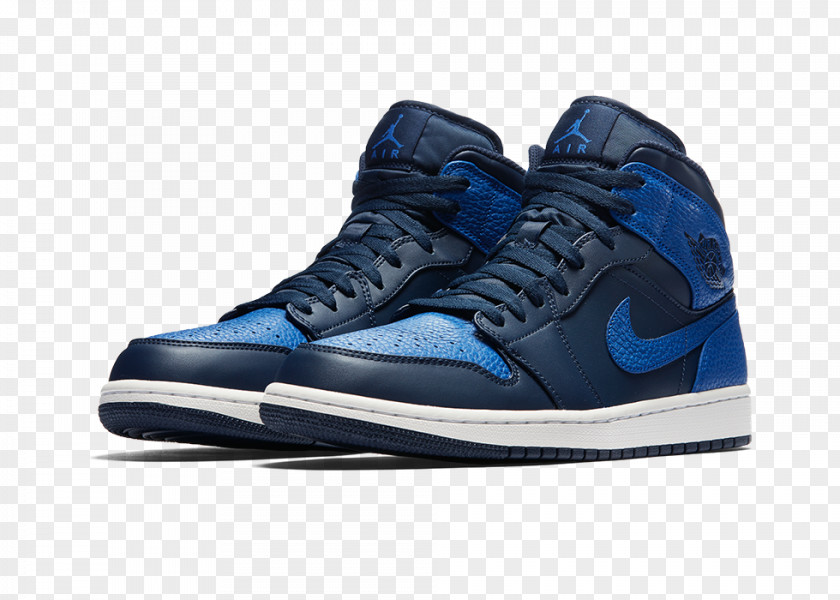 Nike Air Jordan 1 Mid Jumpman Shoe PNG