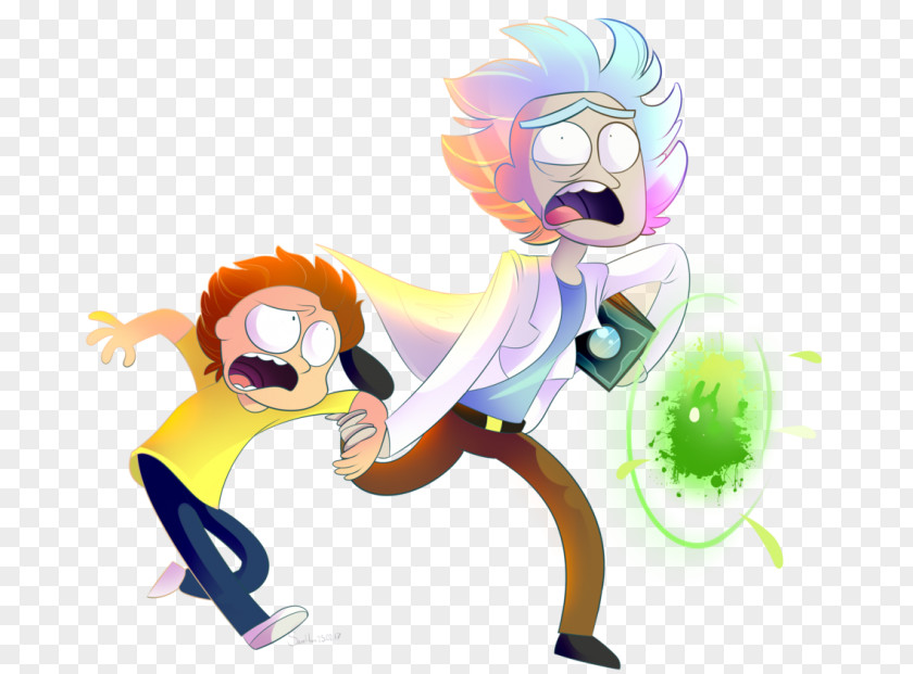 Rick Lyon Sanchez Morty Smith Animated Cartoon PNG