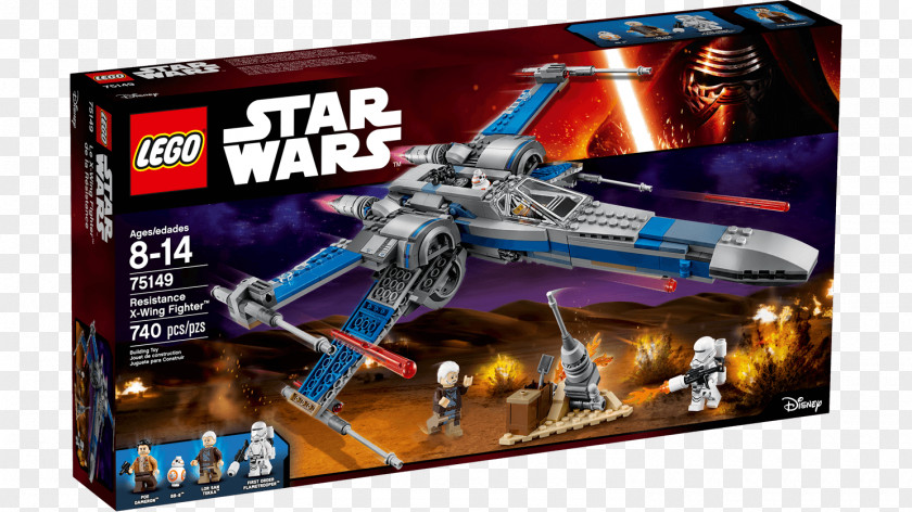 Toy Poe Dameron Lego Star Wars: The Force Awakens X-wing Starfighter PNG
