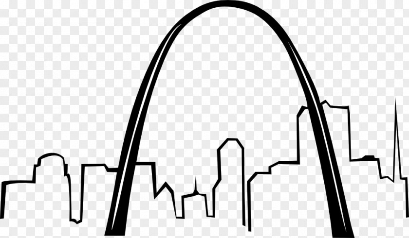 Gerald G Gateway Arch Drawing Clip Art PNG