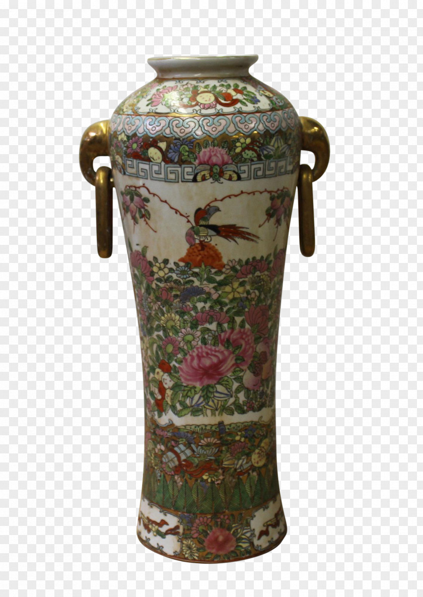 Porcelain Vase Ceramic Decorative Arts Famille Rose PNG