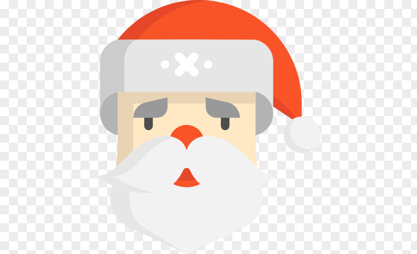 Santa Top Claus Facial Expression Smile Clip Art PNG