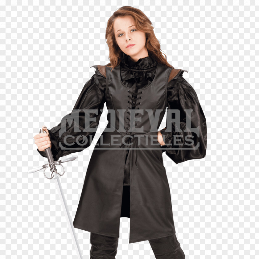 Sleeveless Vest Middle Ages Jerkin Tunic Clothing Jacket PNG