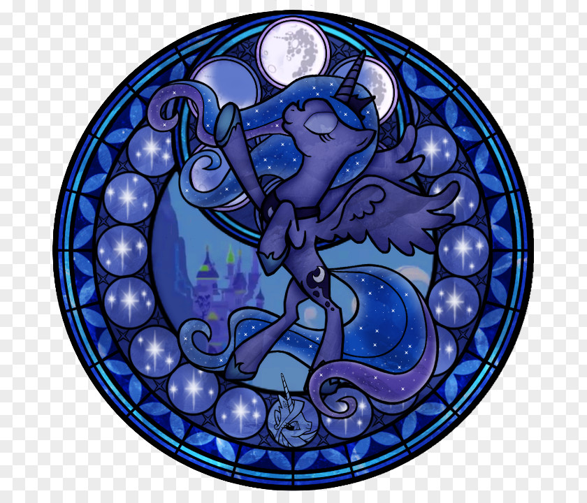 Glass Princess Luna Celestia Pony Stained Applejack PNG