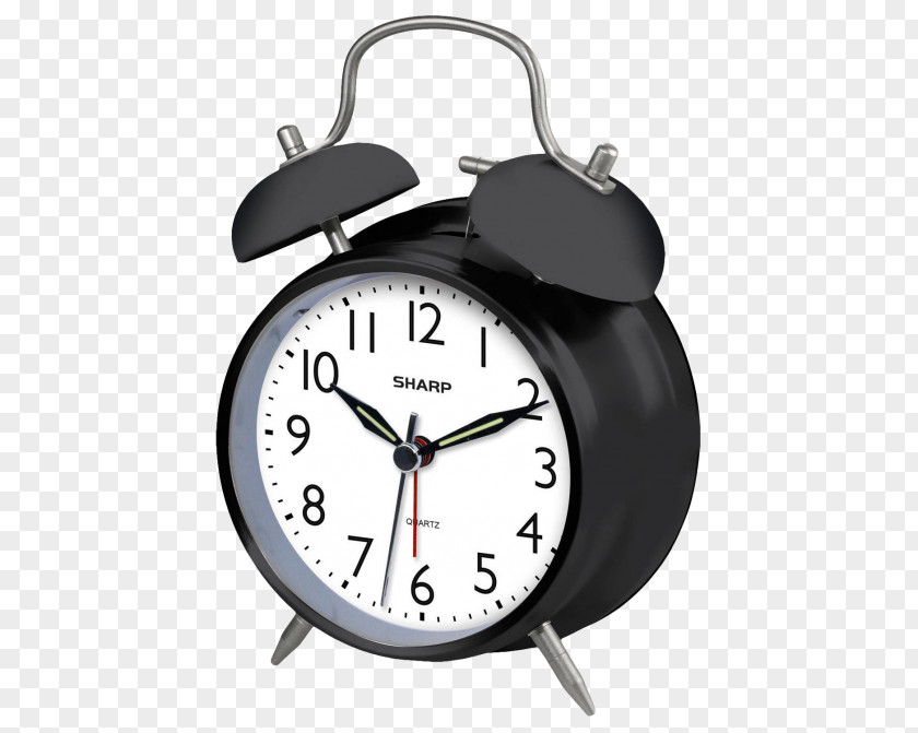 Clock Light Alarm Clocks Quartz Bell PNG