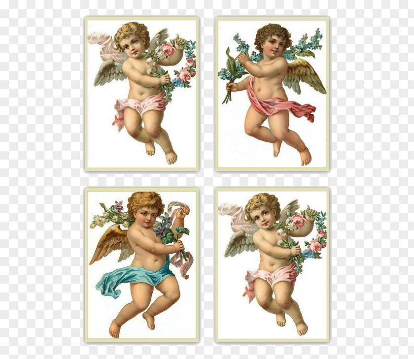 Cupid Decorative Painting Paper Angel Decoupage Art PNG