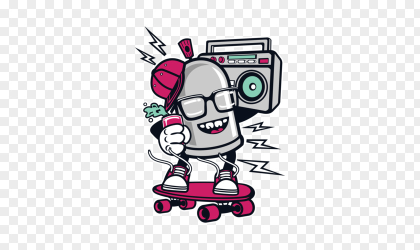 T-shirt Tworzymy Koszulki Hoodie Boombox PNG