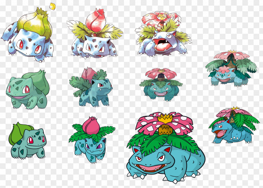 Bulbasaur Pixel Pokémon Venusaur Animal Clip Art Nanoblock PNG