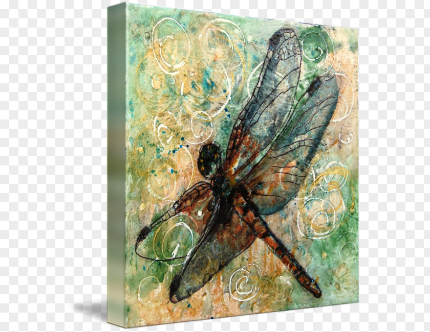 Butterfly Contemporary Art Watercolor Painting PNG