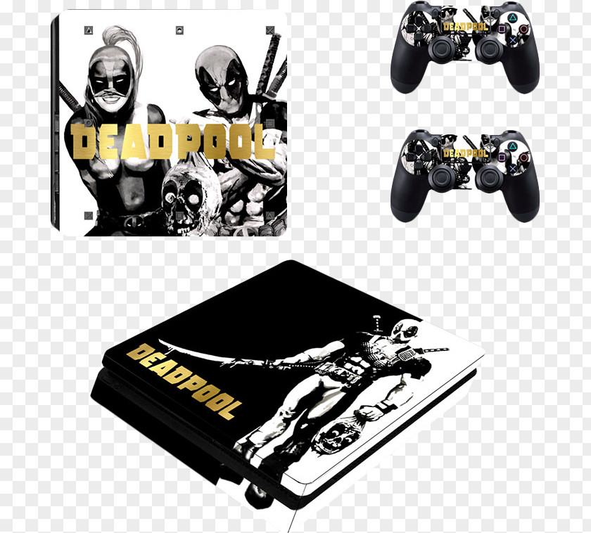Deadpool Decal Sony PlayStation 4 Slim 3 PNG
