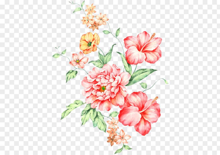 Design Floral Art God PNG