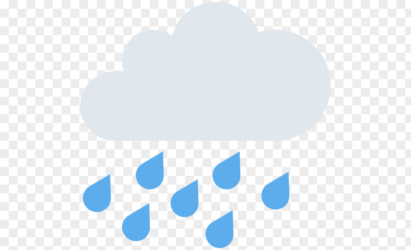 Emoji Cloud Rain Sky PNG