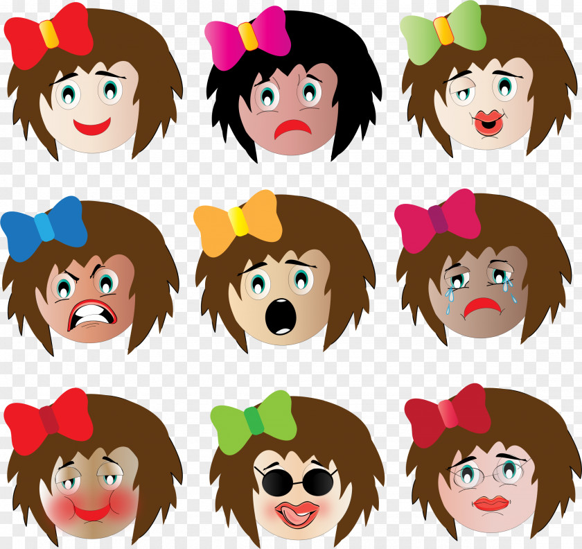 Faces Cartoon Facial Expression Clip Art PNG