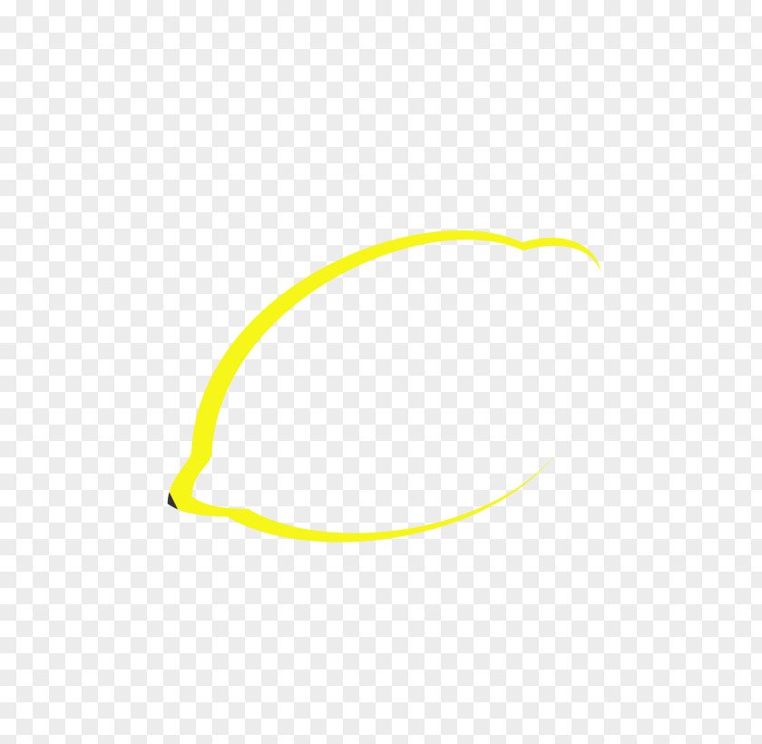 Lemon Orange Line Beak PNG