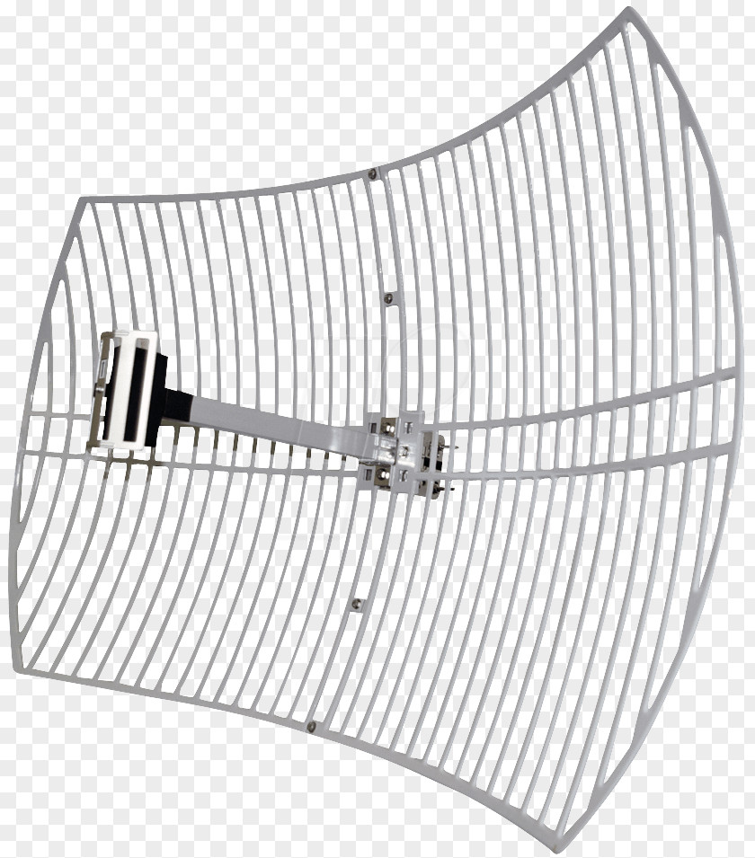 Parabolic Antenna Aerials Directional Wi-Fi TP-LINK TL-ANT2424B PNG