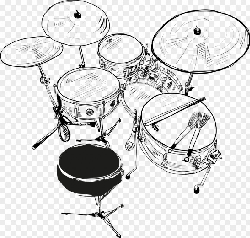 Square Stool Bass Drums Timbales Snare Tom-Toms PNG