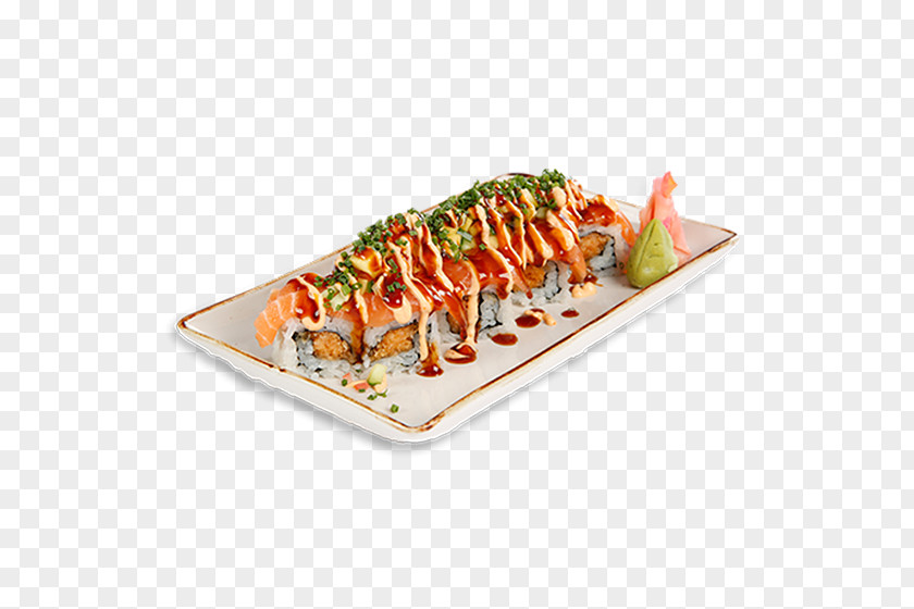 Sushi Dishes Asian Cuisine Japanese California Roll Dish PNG