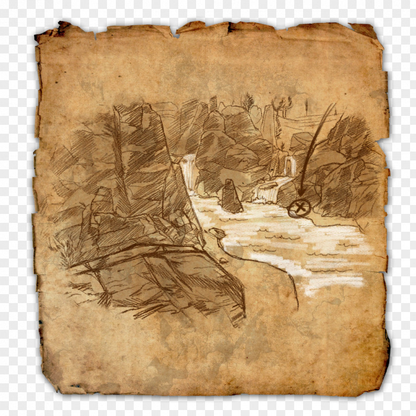 Treasure The Elder Scrolls Online Map World PNG